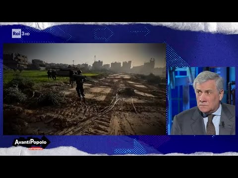 Intervista ad Antonio Tajani - Avanti popolo - 23/01/2024