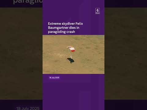 Extreme skydiver Felix Baumgartner dies in paragliding crash