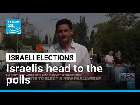 Israelis vote in first national election since October 7 attack • FRANCE 24 English