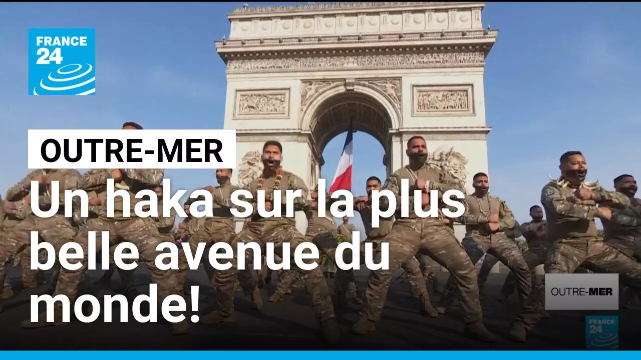 Un haka sur la plus belle avenue du monde! • FRANCE 24