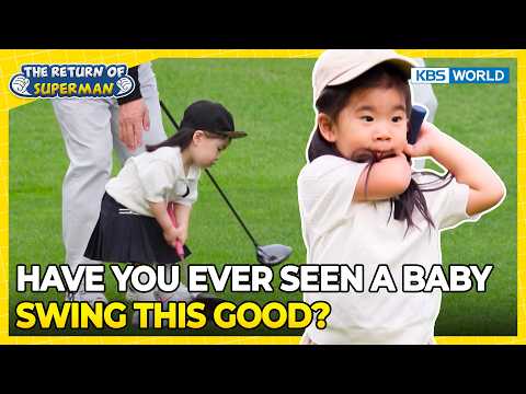 Inseo &amp; Yeonseo Learn Golf From the Best! [The Return of Superman:Ep.635] | KBS WORLD TV 260913