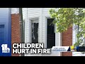 2 children hospitalized after fire in Greektown