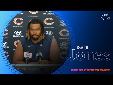 Braxton Jones: 'Each practice is very important for me' | Chicago Bears video clip