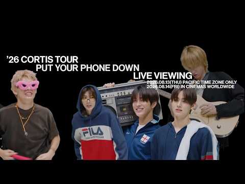2026 Cortis Tour [Put Your Phone Down] in LA: Live Viewing'