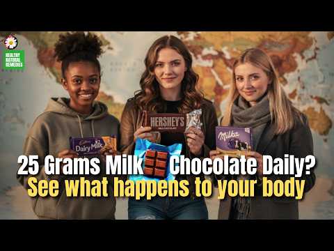 25 Grams Milk Chocolate Daily? See What Happens to Your Body | Dark chocolate vs milk chocolate