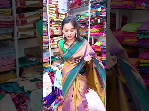 डोंबिवली साडी मार्केट: नारायण पेठ सिल्क साडी कलेक्शन – फक्त ₹875 | Krishna Textile Market 🛍️