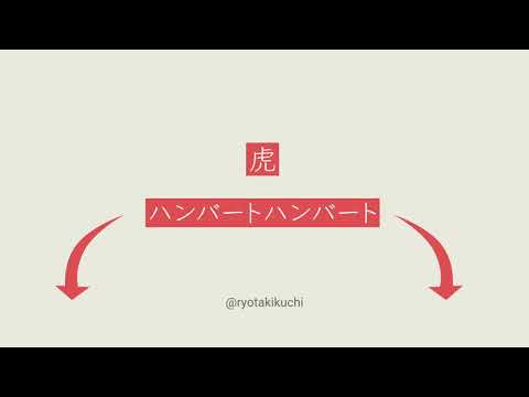 【カバー】ハンバートハンバート 虎【キクチリョウタ 】