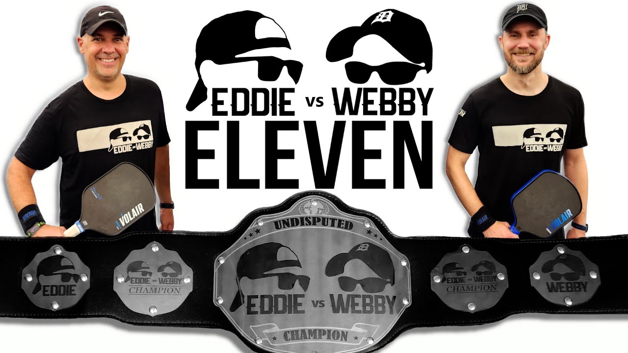 Eddie vs Webby 11 - Skinny Singles Match at Wolverine Pickleball