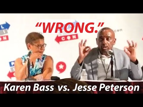 Black Pastor SHUTS DOWN Rude Democrat Rep. Karen Bass on Jim Crow & Criminal Justice at Politicon