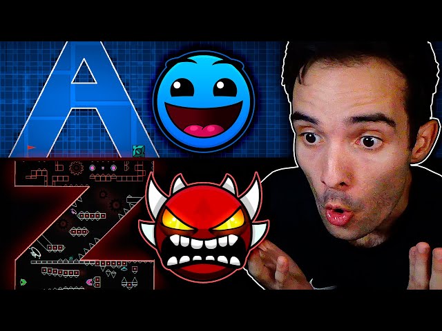 SI EL ABECEDARIO TUVIERA DIFICULTADES... (Geometry Dash)
