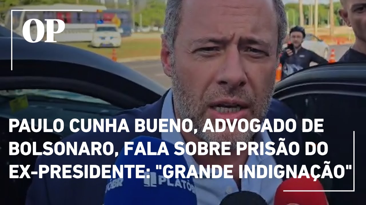 Paulo Cunha Bueno advogado de Bolsonaro fala sobre prisão do expresidente Grande indignação TV Online Paulo Cunha Bueno advogado de Bolsonaro fala sobre prisão do ex presidente Grande indignação