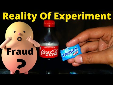 Reality of mentos and Cola | Mentos experiment | Mentos & Cola | CocaCola & Mentos reaction #mentos