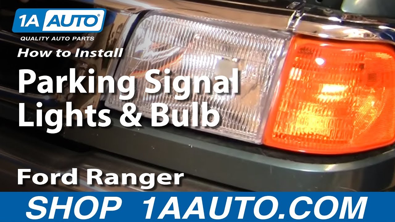 How to Install Replace Parking Signal Lights and Bulb Ford ... 95 f150 wiring diagram 