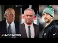 RFK Jr. considering Aaron Rodgers and Jesse Ventura for vice president