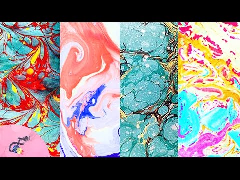 How to do Paper Marbling | Fatema's Art Show