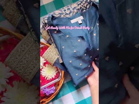 Get Ready With Me: Diwali Party Look ✨#shortsfeed #shorts #viral #feed #fyp #getreadywithme #diwali