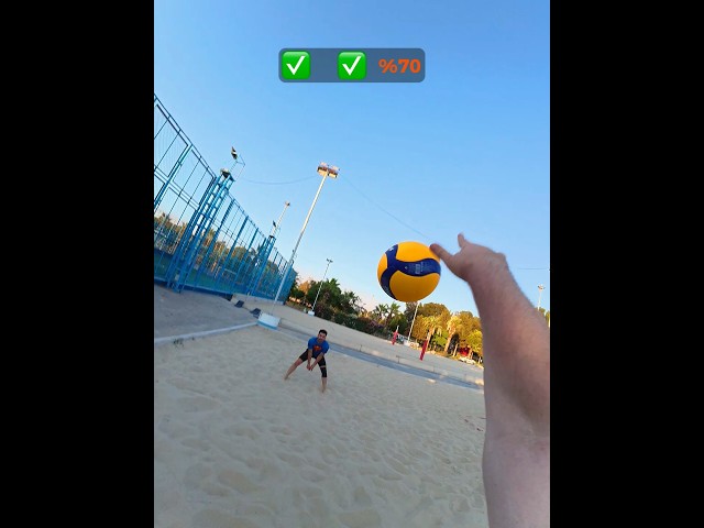 Plaj Voleybolu Sahasında %70 Güç!