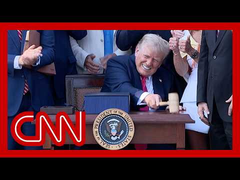 Trump signs megabill into law during July 4th ceremony