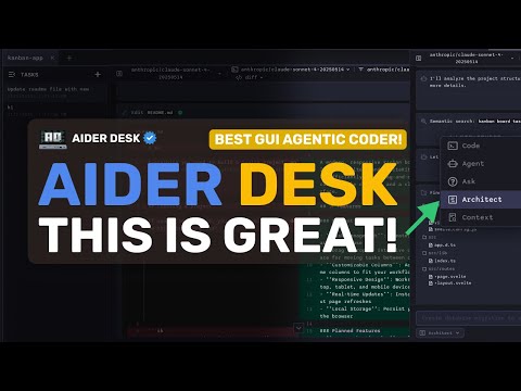 Aider Desk: Aider THE GOAT is MAKING A COMEBACK! This Aider-based GUI Coder is AWESOME!
