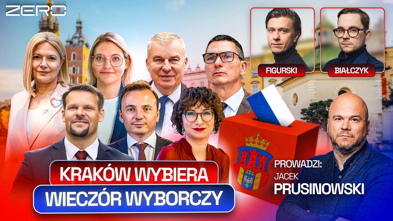 WIECZÓR WYBORCZY W KRAKOWIE - I TURA
