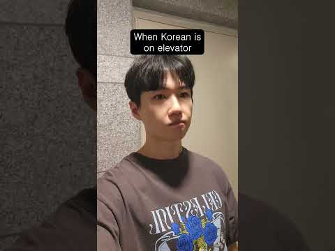 When Korean is on Elevator
