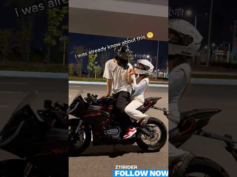 she always seat on my seat look 👀😂#race #ktm #bikers #duke #wait #girlrider #fyp