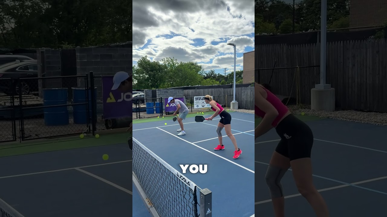 When your partner takes communication to the NEXT level 🗣️#shorts #pickleball