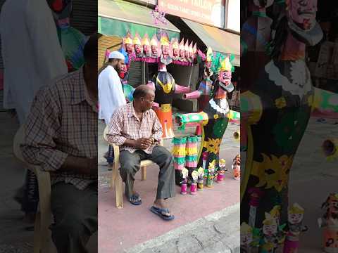 Ravan Effigy in Amritsar near Durgiana Mandir #ravan #dussehra