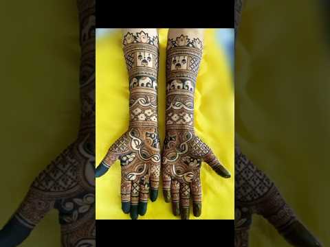 wait for end❤️🔥||full hand mehndi || #mehndi #henna #viral #ytshorts #youtubefeed #hennadesign