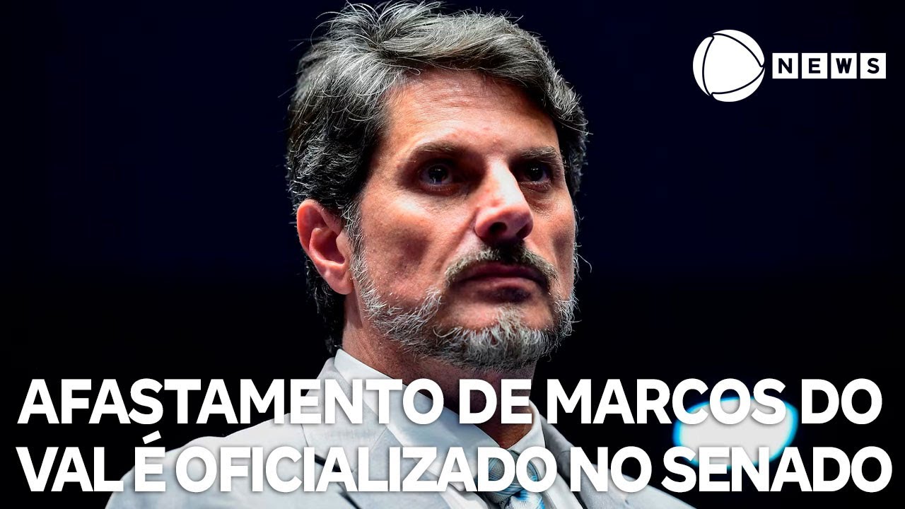 Senado oficializa afastamento de Marcos do Val