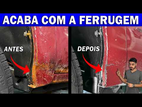 REMOVER FERRUGEM RAPIDO E FACIL! Use apenas este produto e ACABE COM A FERRUGEM!