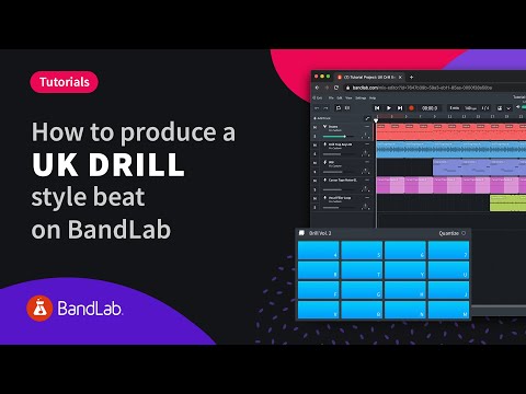 How to make a UK drill style beat using BandLab's free online-based Mix Editor