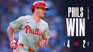 Phillies vs. Blue Jays Game Highlights (9/4/24) | MLB Highlights