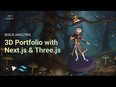 Build an Amazing Personal Portfolio Website with Next.js, Three.js & Tailwind CSS