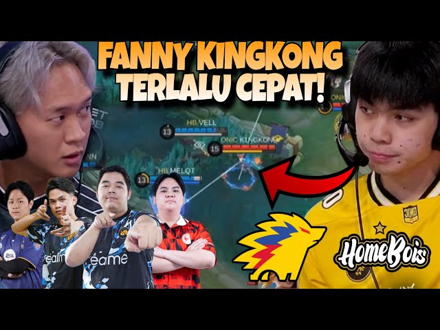 KINGKONG FANNY MENGERIKAN !! ONIC PH TERLALU KUAT !! ONIC PH VS HOMEBOIS MATCH 2 - MSC 2025
