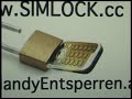 HOW TO UNLOCK Samsung SGH-E590 Netzsperre www.SIM-UNLOCK.me Handy Entsperren