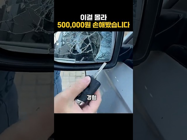 자동차 수리비 500,000만원 아끼는 꿀팁! #자동차꿀팁 #꿀팁