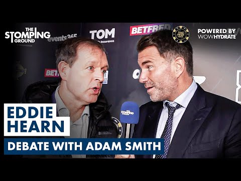 Eddie Hearn & Adam Smith INTENSE DEBATE Over Crocker-Donavan Scorecards & Canelo-Crawford