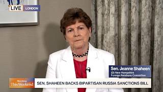 Thumbnail for the video "Shaheen Pushes Back on Claim Tying Iran to Russia Sanctions" from Bloomberg Television