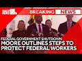 Raw: Governor announces actions to protect federal workers