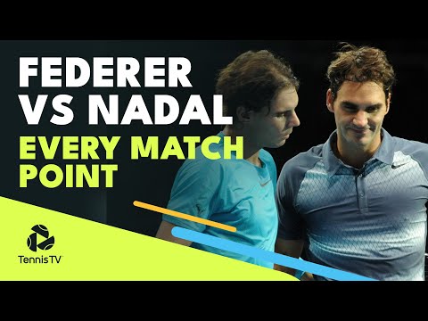 Roger Federer vs Rafael Nadal: All 40 Match Points!