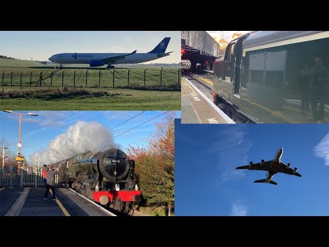 Trains and Planes around Birmingham (25/11/23)