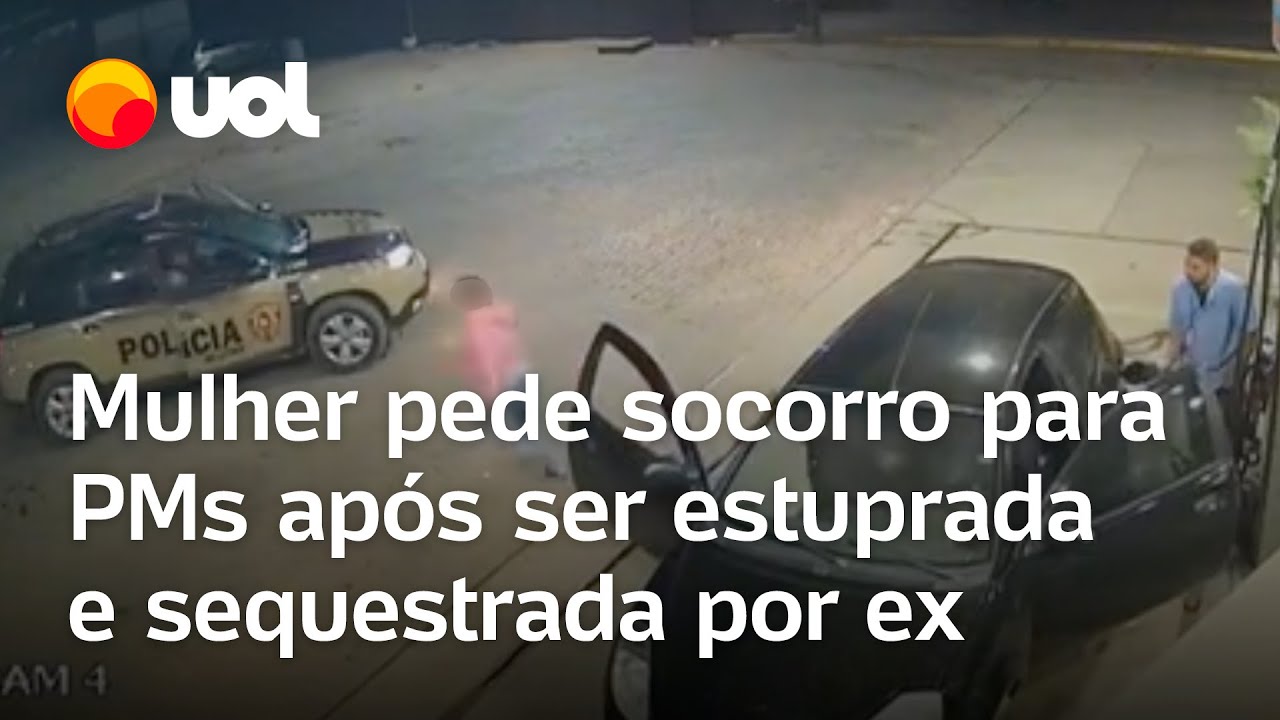 Mulher estuprada e sequestrada por ex pede socorro para PMs em Corinto MG vídeo mostra momento