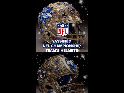AI Yassifying NFL Championship Teams Helmets