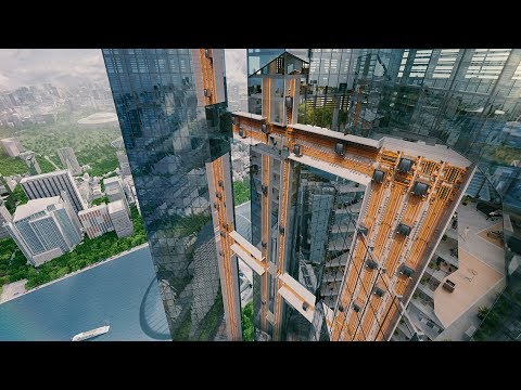 ThyssenKrupp unveils the world?s first sideways-moving elevator system
