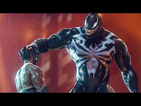 Venom Eats Kraven Fight Scene (2023) - Marvel's Spider-Man 2 PS5