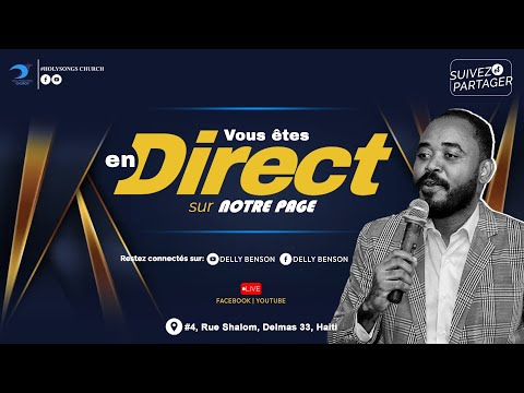 CULTE D'ADORATION ET DE LOUANGE A L'ETERNEL | DIMANCHE 12 JUILLET 2026  | HOLYSONGS CHURCH
