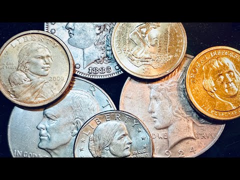 US Dollar Coins - Silver, Gold, Clad