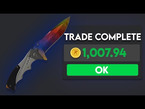 depositing my FN MARBLE FADE onto CSGORoll