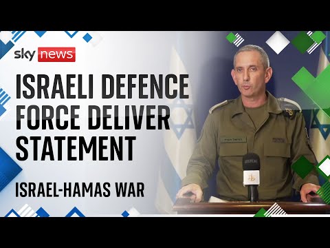Watch live: IDF delivers Statement